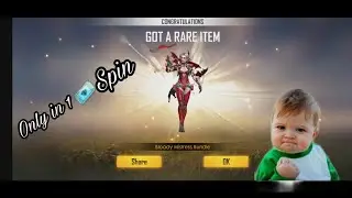 How to get Bloody Mistress Bundle only in 1spin Diamond Royal #GarenaFreeFire #Diamond Royal