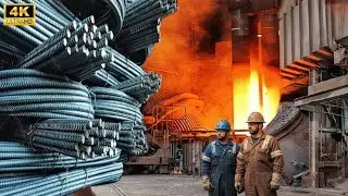Inside the Construction Steel Factory &ndash; Extreme Heat and Machines Forging Steel Giants