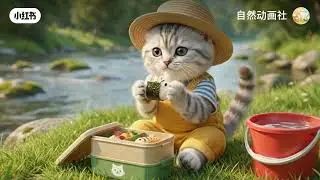 I Asked AI to Animate a Kitten Fishing&hellip; Here&rsquo;s What It Made 🎣🤯 #GenerativeAI