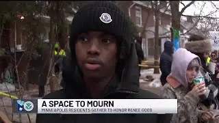 Minneapolis residents gather to honor Renee Good