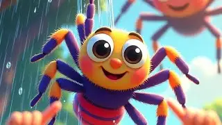 Itsy the Brave Spider 🕷️ | Never Give Up! By Krishnatoon kids songs nursery rhymes 
