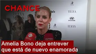 Amelia Bono deja entrever que est&aacute; de nuevo enamorada con una reveladora respuesta