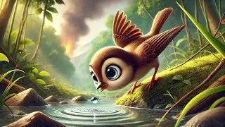 The Selfless Sparrow 📖🪄| A Heartwarming Story of Kindness & Teamwork for Kids | Once Upon a Lesson