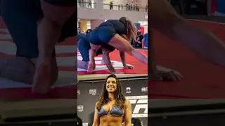 Mackenzie Dern shows off her ELITE Grappling and MMA skills at UFC 321 open workouts!
