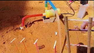 Diy mini borewell drilling hand | manual powered | Water pump | Science project || @PowerFixPro