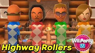 Highway Rollers Gameplay Beef Boss vs Yuehua vs Barry vs Clara | Master com | Wii Party U