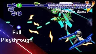 Thunder Force V: The Perfect System playthrough longplay no commentary no deaths(PS1)