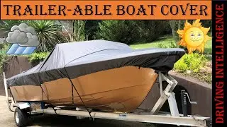 Best  Boat Cover To Store & Trailer Boat?  Product Review of DikaSun VINPATIO Boat Cover