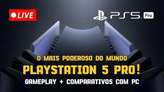 O console mais PODEROSO da atualidade: PS5 PRO - Gameplay + Comparativos com PC