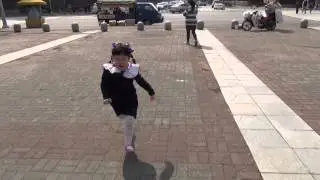 프로젝터 캠코더 소니 PJ580으로 찍은 달리기영상