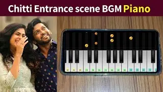 #Shorts - Chitti Entrance scene BGM piano |  Telugu BGM's Piano notes | Gupta Entertainments