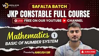 𝗝𝗞𝗣 𝗖𝗢𝗡𝗦𝗧𝗔𝗕𝗟𝗘 𝗦𝗔𝗙𝗔𝗟𝗧𝗔 𝗕𝗔𝗧𝗖𝗛 𝗜𝗜 LEC 1 𝗠𝗔𝗧𝗛𝗦 - 𝗕𝗔𝗦𝗜𝗖 𝗢𝗙 𝗡𝗨𝗠𝗕𝗘𝗥 𝗦𝗬𝗦𝗧𝗘𝗠-1 𝗕𝗬 𝗔𝗡𝗞𝗨𝗦𝗛 𝗦𝗜𝗥 #jkpconstable