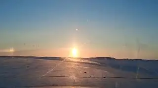 Dettah Ice Road Tour Great Slave Lake Yellowknife Northwest Territories Canada