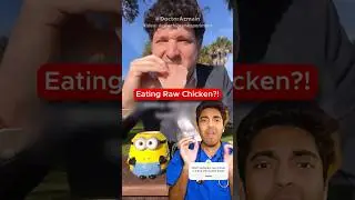 🐔😱 Eating Raw Chicken?! 🚫 DON&rsquo;T TRY AT HOME - Doctor Reacts 🩺 #shortswithcamilla