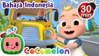 Roda di Bus Berputar! 🚌🍉 | CoComelon Bahasa Indonesia - Lagu Anak Anak | Nursery Rhymes
