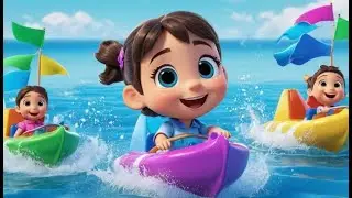 Toy Boats Go Splash Splash Splash | English Nursery Rhyme | Kids Songs | Baby Music