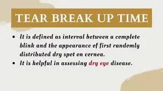 Basics of TBUT