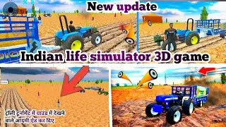 Indian life simulator 3D game tractor trolley tournament update add mk gaming boy  is live!