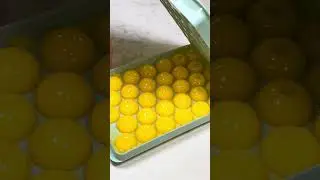 How to make: Giant Caramel Pudding Bobas 💛🍮