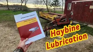Haybine Lubrication: ALL Grease and Oil Points! (New Holland 479)