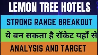 Lemon tree hotels share analysis | Breakout | Lemon tree share price target tomorrow