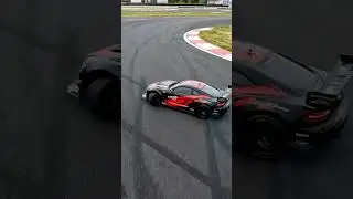 Top-Down RC Drift Perfection! 🚗💨 #shorts #RCCarControl #SkidMarks #ToyCarDrift #PrecisionDrift
