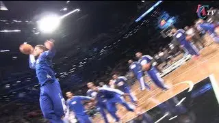 Clippers Pregame Dunk Lines