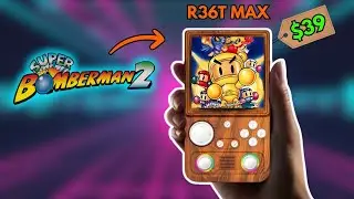 Super Bomberman 2 On This 39$ Gaming Console! | R36T MAX Gameplay 2025