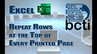 Microsoft Excel - Repeat Heading Rows on Printout