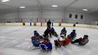 What is a Sled Hockey Practice Like?