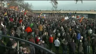 PEGIDA Rallies, Counter-Protests over Migrants in Germany
