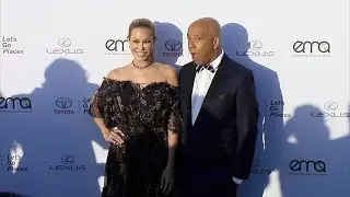 Kennedy Summers and Russell Simmons EMA&rsquo;s 27th Annual Awards Gala Green Carpet