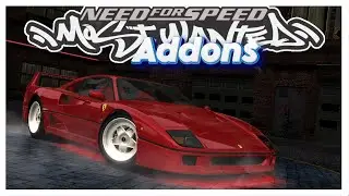 Ferrari F40 (1989) &bull; Addons Cars Gameplay &bull; NFS Most Wanted 2005 PC