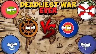 [DEADLIEST WAR EVER] 🥵🔥 || [END OF WORLD?] 🤯 || #countryballs #geography 