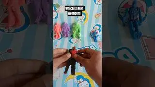 Satisfying asmr,🌈 Removing Rainbow Clay from Avengers! 🦸&zwj;♂️ #shorts #clay #avengers