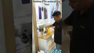 Realme P3x waterproof test | iP69 dust and water resistance #realme #shorts