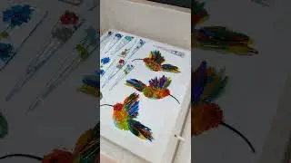 Fused Glass Hummingbirds | Paragon Kiln