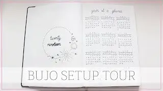 Bullet Journal New Year Setup Tour • Karst Stone Paper Notebook