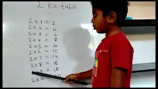 2 Ka Table in Hindi | Easy Maths for Kids. #viral #viralvideo #yt #youtubevideo 