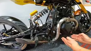 La MEJOR modificación a una MOTO de bajo CC