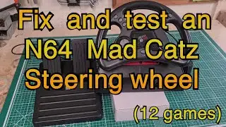 Fix and test an old N64 Mad Catz Steering Wheel