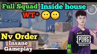 Nv Order TPP Pubg &bull; How I Destroy Squad inside the house 😱😄? &bull; Order Insane 5 Finger Pubg Gameplay