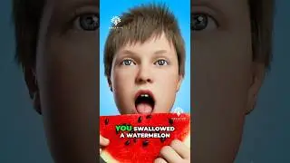 Can a seed really grow inside your body 😮 #short -  Creativelearning3d
