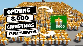 Opening 8,000 Christmas Present 2022! Roblox Islands