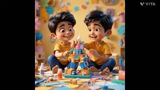Children stories# animated AI story# science project # moral story # two friends stories