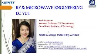 Lecture 1: RF & Microwave Engineering