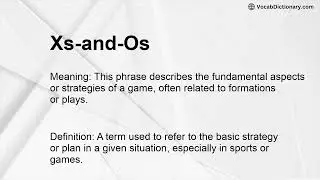 Xs-and-Os Meaning