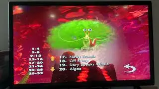 Finding Nemo 2003 DVD Menu Walkthrough (Disc 2)
