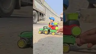 mini RC remote control Swaraj 655 tractor Unboxing remote t2 cycle small size Testing