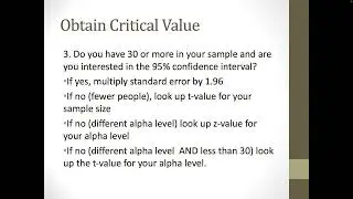 Confidence Limits in 6 steps
